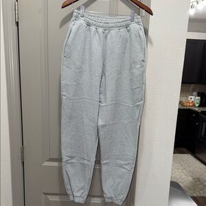 Gymshark heather gray oversized sweats sweatpants pants joggers XS S